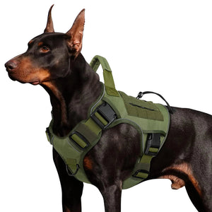 FangRidox Tactical No-Pull Dog Harness for Medium Large Dogs