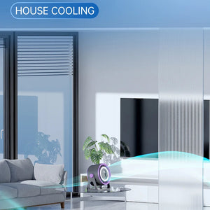 MinyKool Bladeless Quiet Desk Fan with 180 Speed Levels