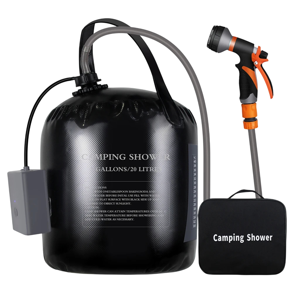ClinyShowe Rechargeable Portable Camping Shower | Outdoor & Pet Wash