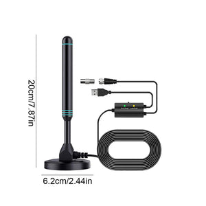 SygNarci 4K Indoor TV Aerial with 30dB Signal Amplifier