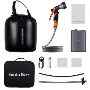 ClinyShowe Rechargeable Portable Camping Shower | Outdoor & Pet Wash