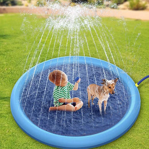 WoofiPool Dog Swimming Pool | Outdoor Sprinkler Splash Pad