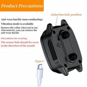 WhisiPaw Dog Anti Bark Collar - Waterproof Rechargeable Dog Bark Collar