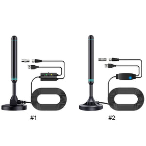 SygNarci 4K Indoor TV Aerial with 30dB Signal Amplifier