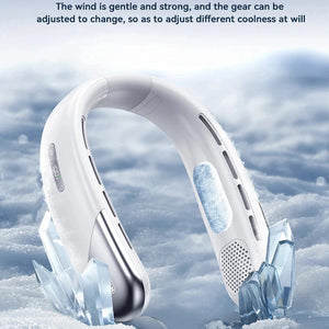 AuraIcyy Neck Fan with TEC Ice Cooling Technology