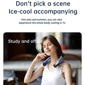 AuraIcyy Neck Fan with TEC Ice Cooling Technology
