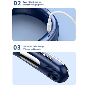 AuraIcyy Neck Fan with TEC Ice Cooling Technology