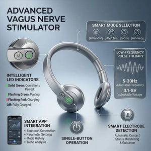 CalyxToni Wearable Vagus Nerve Stimulator for Stress & Sleep Relief