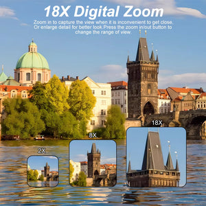 ClikTric 4K Vlog Camera with Flip Screen and WiFi