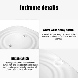 ClouDiaxi 2L Silent Cool Mist Humidifier with Dual Nozzle