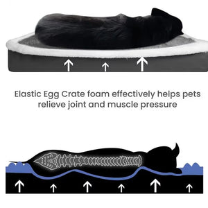 CushyWofie Orthopaedic Dog Bed for Joint Support UK