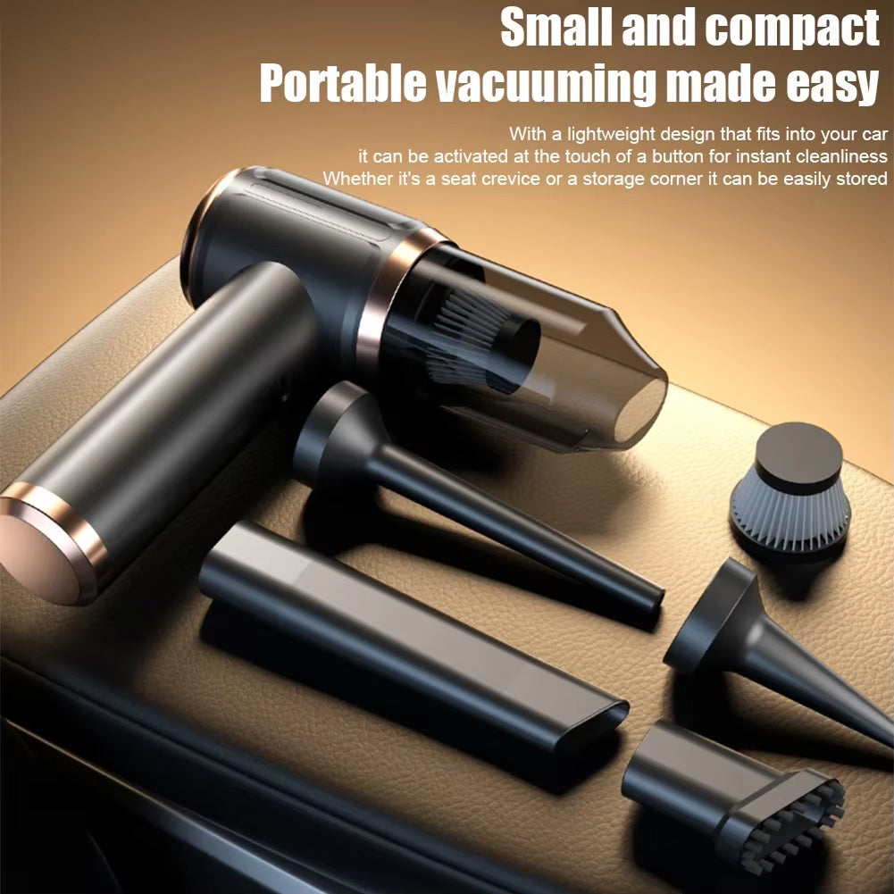 DashiDust 5-in-1 Car Vacuum Cleaner | 45000Pa Cordless Suction