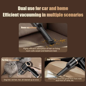 DashiDust 5-in-1 Car Vacuum Cleaner | 45000Pa Cordless Suction