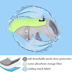 Drupiolaf Dog Cooling Vest - Water-Activated Pet Cooling Support