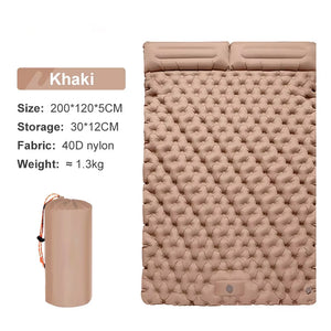 DuoRestor Inflatable Double Camping Mattress for Couples