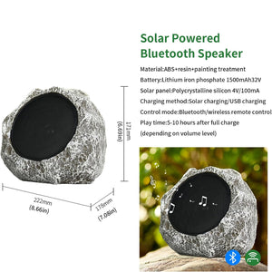 SoniiBloom Solar Powered 360 Degree Outdoor Garden Speaker