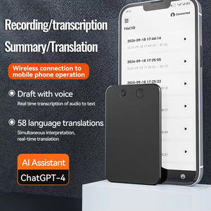 EchoScrib AI Note Taker & Automated Transcription Device