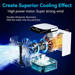GlaciVyex Portable Air Conditioner and Personal Humidifier