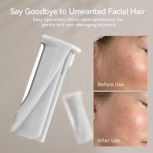 Glassyox Sonic Dermaplaning Device for Facial Exfoliation and Hair Removal