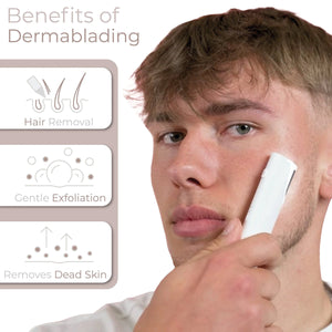 Glassyox Sonic Dermaplaning Device for Facial Exfoliation and Hair Removal
