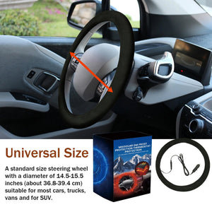 Gripoozy Heated Steering Wheel Cover - 12V Rapid Warmth