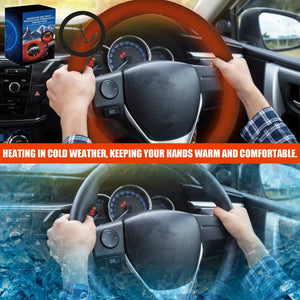 Gripoozy Heated Steering Wheel Cover - 12V Rapid Warmth