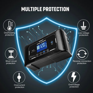 JoltNapo 12V/24V Smart Car Battery Charger & Maintainer with Repair Mode
