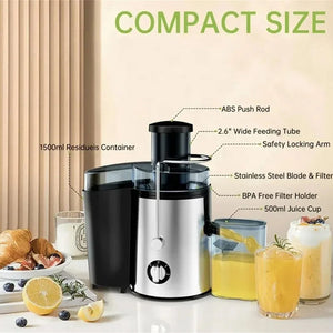 Juicilox High-Speed Centrifugal Juicer Machine for Home