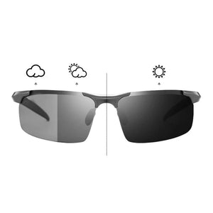 Lazairx Photochromic Polarised Sunglasses - Adaptive UV400 Eyewear
