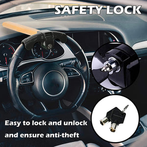 Heavy-Duty Steering Wheel Lock for Anti-Theft Protection