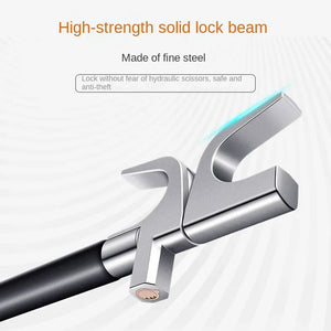 LockSpino Anti-Theft Steering Wheel Lock with Window Breaker