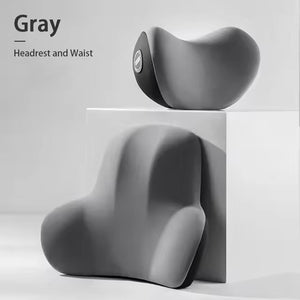 LubeCarok Ergonomic Car Lumbar Support & 3D Neck Pillow
