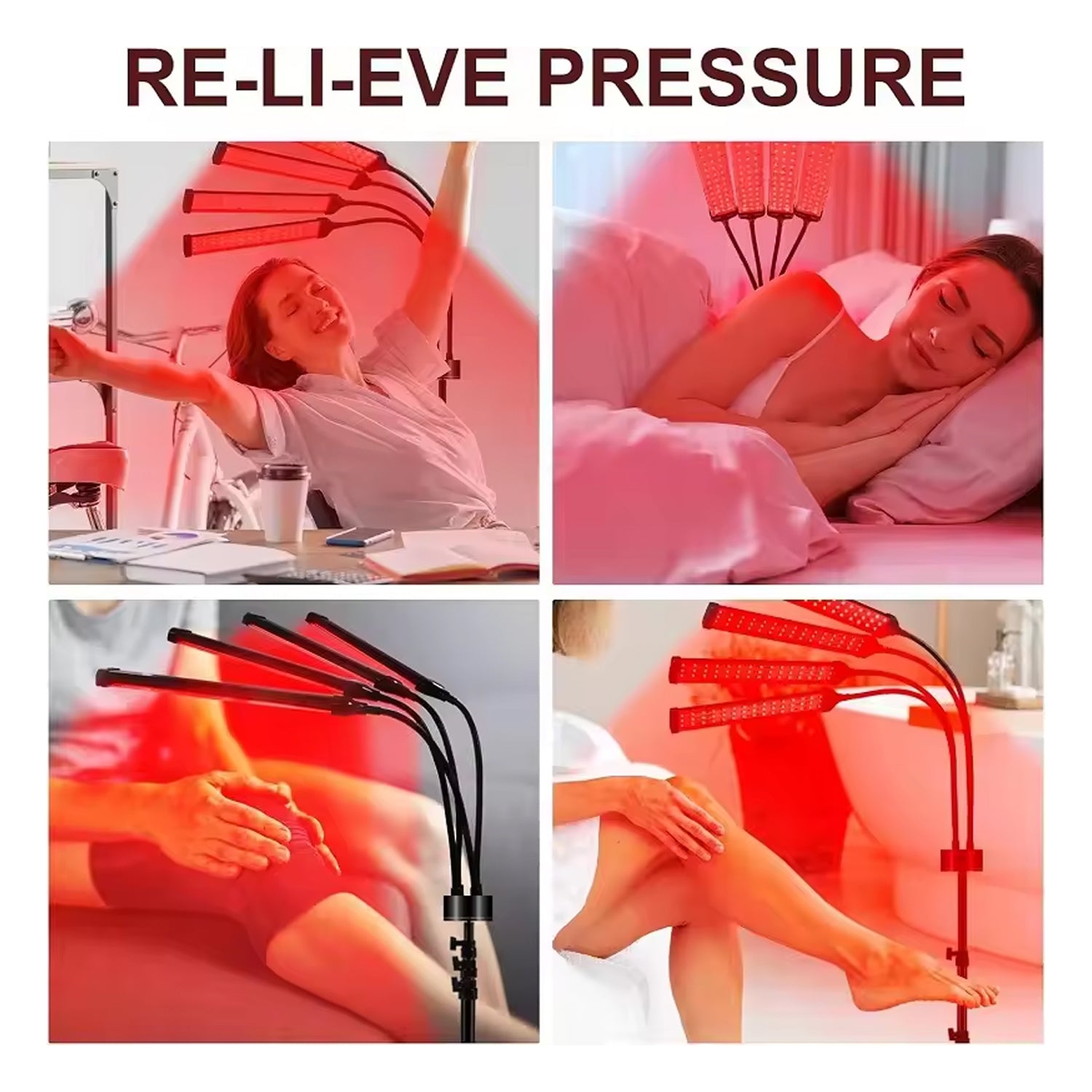 LumiNexof Red Light Therapy Lamp for Skin Care & Muscle Recovery