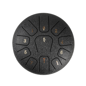 LunaRissi 11-Note Steel Tongue Drum for Meditation & Relaxation