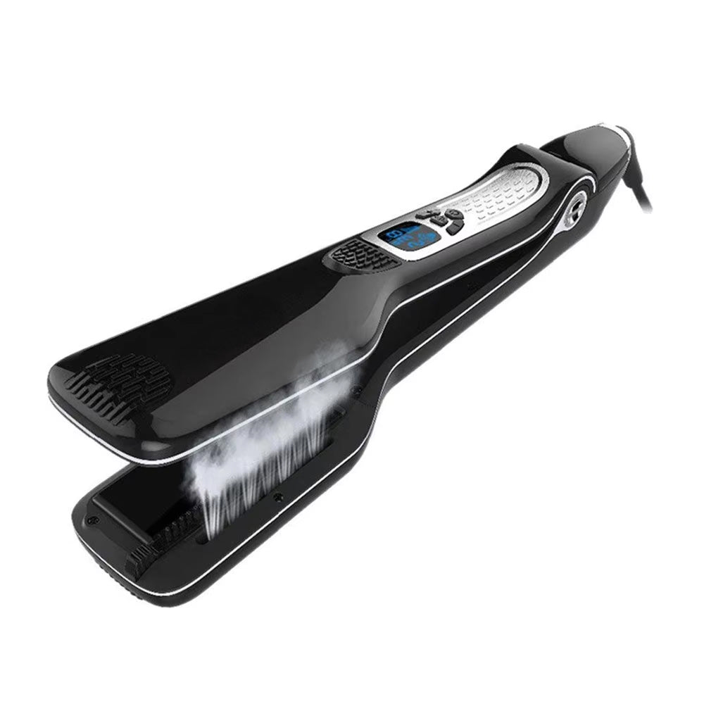 LuxeGlide Professional Steam Ion Hair Straightener for Frizz-Free Shine