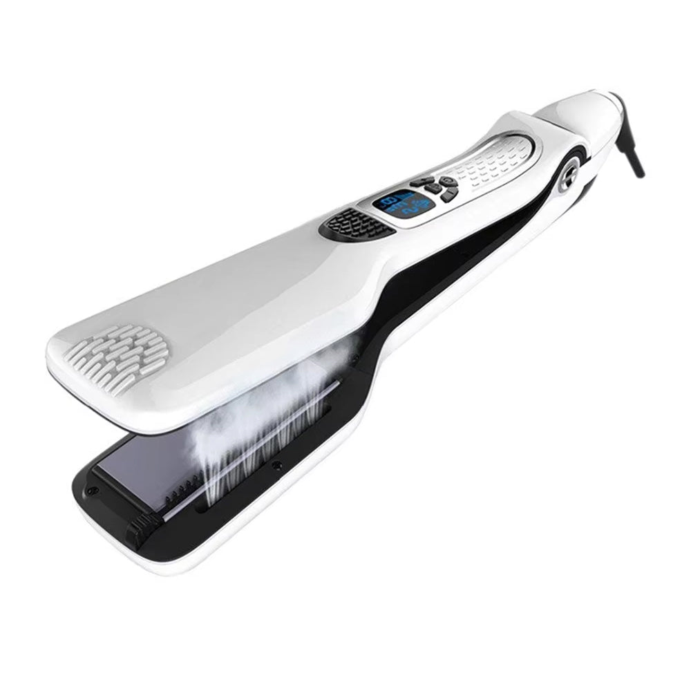 LuxeGlide Professional Steam Ion Hair Straightener for Frizz-Free Shine