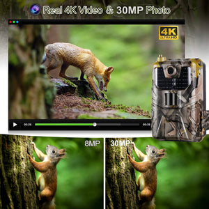 MosSnapie 4K WiFi Garden Trail Camera UK
