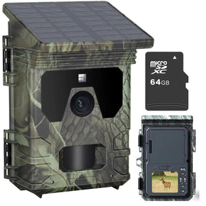 PawnixCam Solar Powered Wildlife Trail Camera UK - 4K 50MP