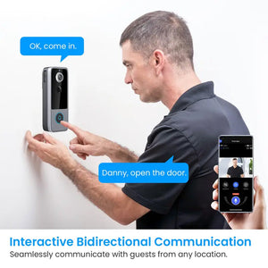 PurePeeki Wireless Video Doorbell Without Subscription