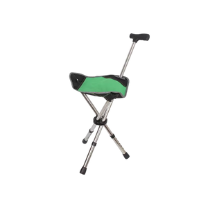 Restixi 2-in-1 Lightweight Folding Walking Stick with Integrated Seat