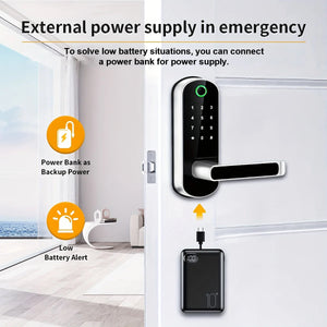 SafeeBolt Smart Lock with 0.1s Biometric Fingerprint Recognition