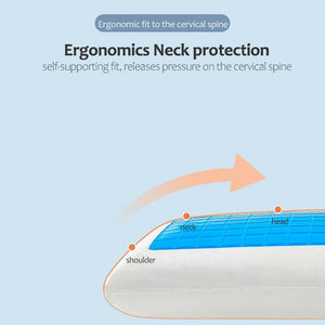 SlipiKool Gel Cooling Memory Foam Pillow for Hot Sleepers UK