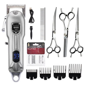Snipawsi Ultra-Quiet Cordless Pet Grooming Clippers for Dogs and Cats