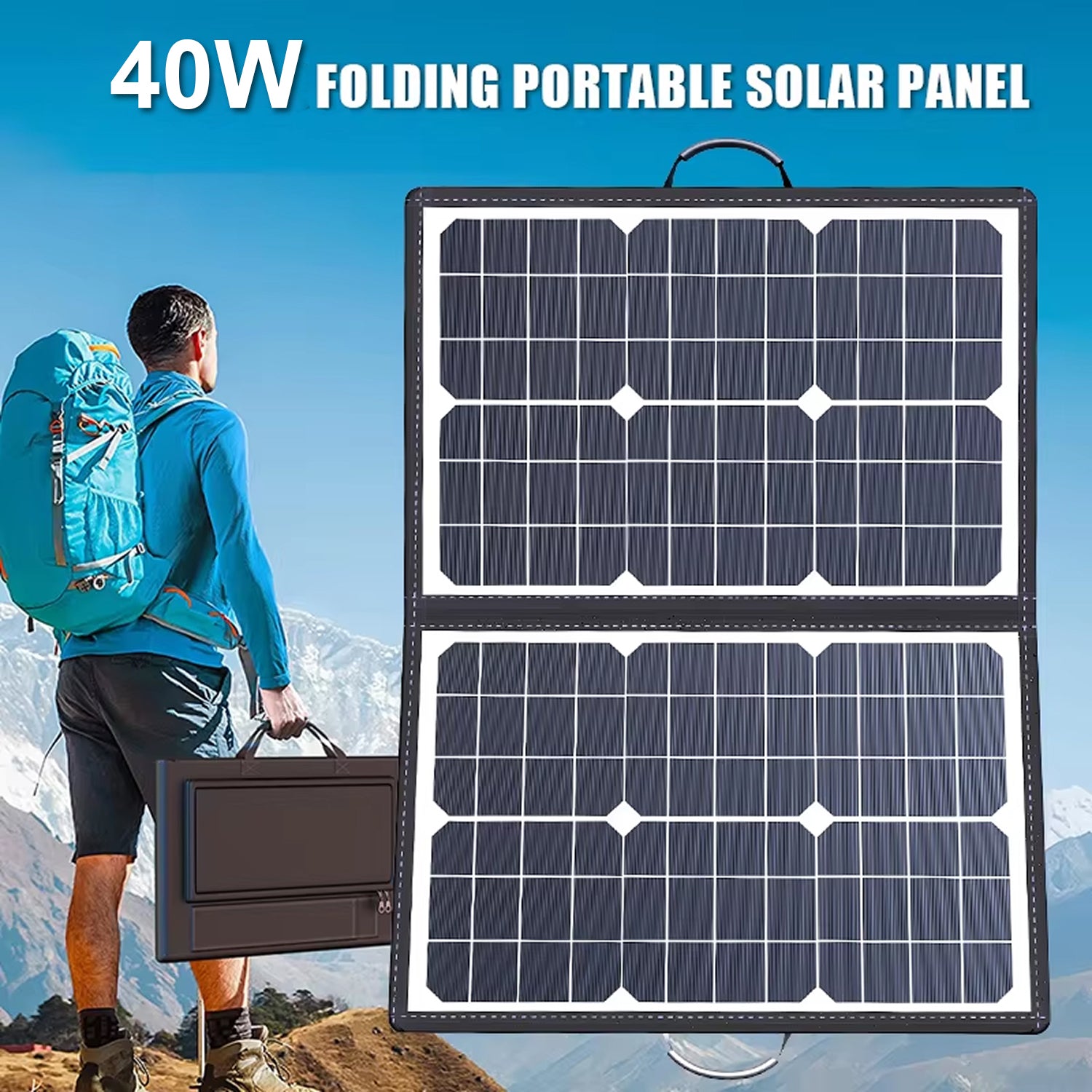 SolariFol Portable Foldable Solar Panel for Camping & Hiking UK