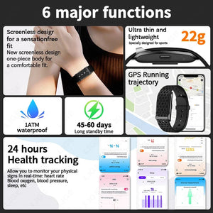StryaVex GPS Smart Bracelet Fitness Tracker - 30-Day Battery