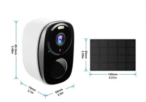 SuniSentry Solar Powered Outdoor Security Camera 4MP 3K HD