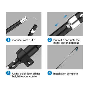 TrailZeni Ultra-Light Aluminium Trekking Poles for Hiking
