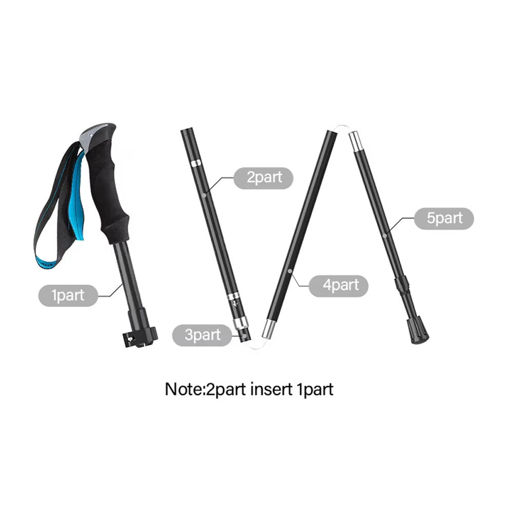 TrailZeni Ultra-Light Aluminium Trekking Poles for Hiking
