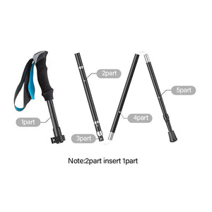 TrailZeni Ultra-Light Aluminium Trekking Poles for Hiking