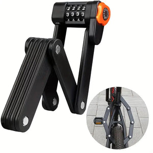 ViosChain Military-Grade Folding Bike Lock - Keyless Security